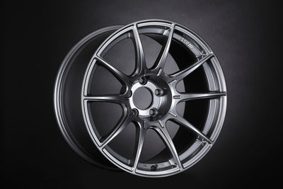 SSR GTX01 18x9 5x100 52mm Offset Dark Silver Wheel (S/O, No Cancellations)