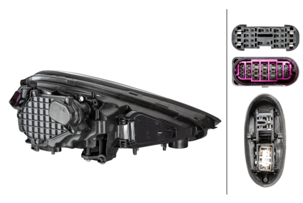 Hella Headlight Assembly — 2015-2018 Porsche Cayenne (HEL011745771)