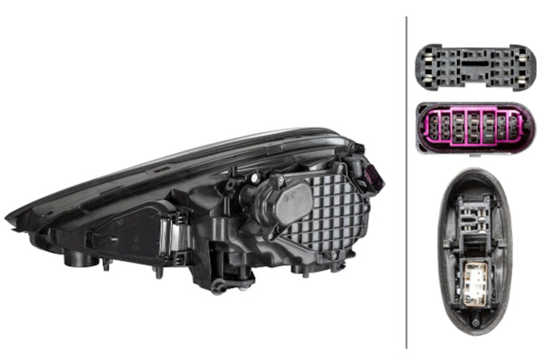 Hella Headlight Assembly — 2015-2018 Porsche Cayenne (HEL011745781)