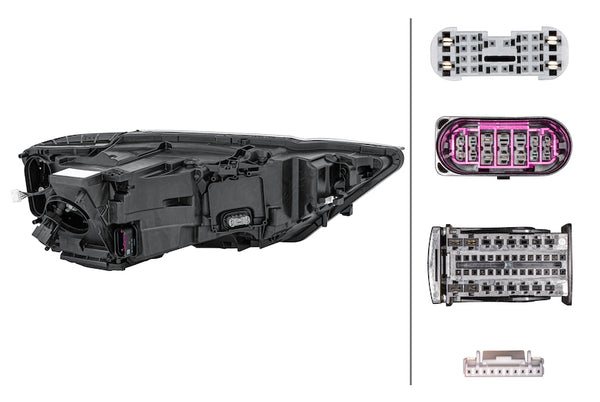 Hella Headlight Assembly — 2019-2020 Audi A8 Quattro (HEL012865451)