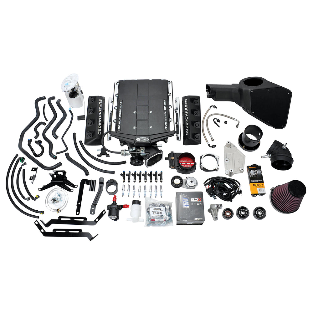 Edelbrock Supercharger Kit #15839 for 2015-17 Ford Mustang Modular Nose 5.0L V8, Stage 2