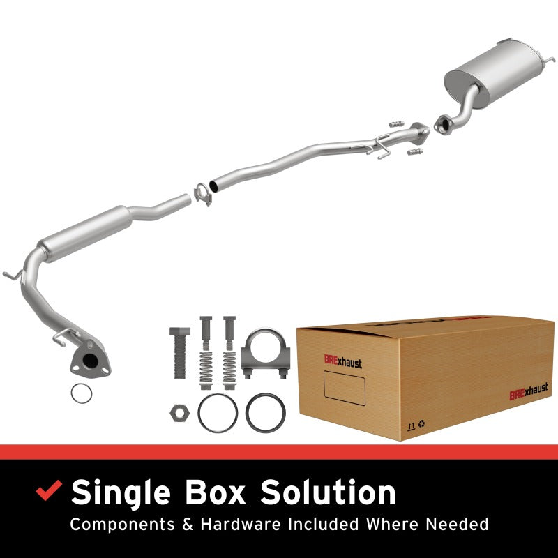 BRExhaust 07-08 Honda Fit 1.5L Direct-Fit Replacement Exhaust Kit