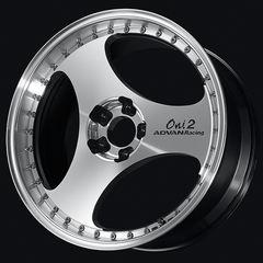 Advan ONI2 Progressive 20x9.5 / +25 Offset / 5x112 / 66.5mm Bore / Machining and Diamond Cut