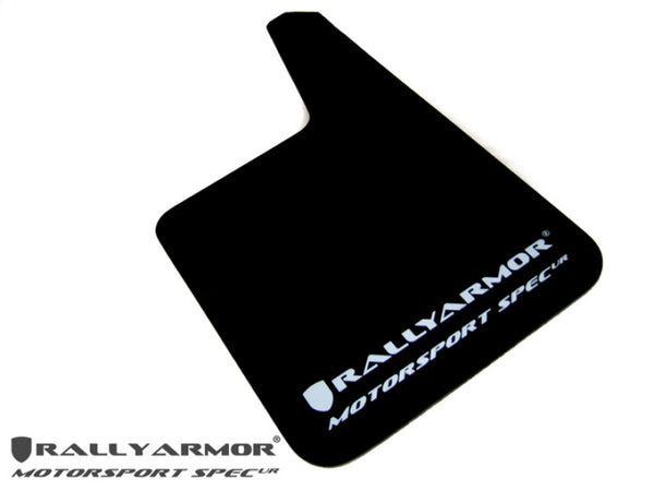 Rally Armor Garde-boue UR Motorsport Spec à ajustement universel (sans quincaillerie) - noir avec logo blanc