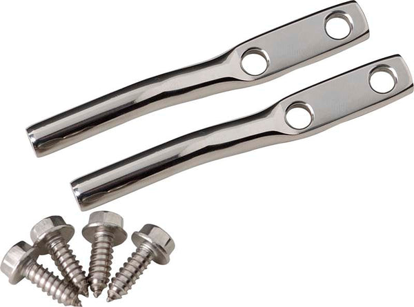 Kentrol Goupilles de sangle de porte (paire) 76-95 Jeep CJ/Wrangler YJ - argent poli