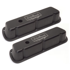 Edelbrock Victor Series Valve Covers for Ford 289/302/351W (except Boss) — Textured Black (41253)