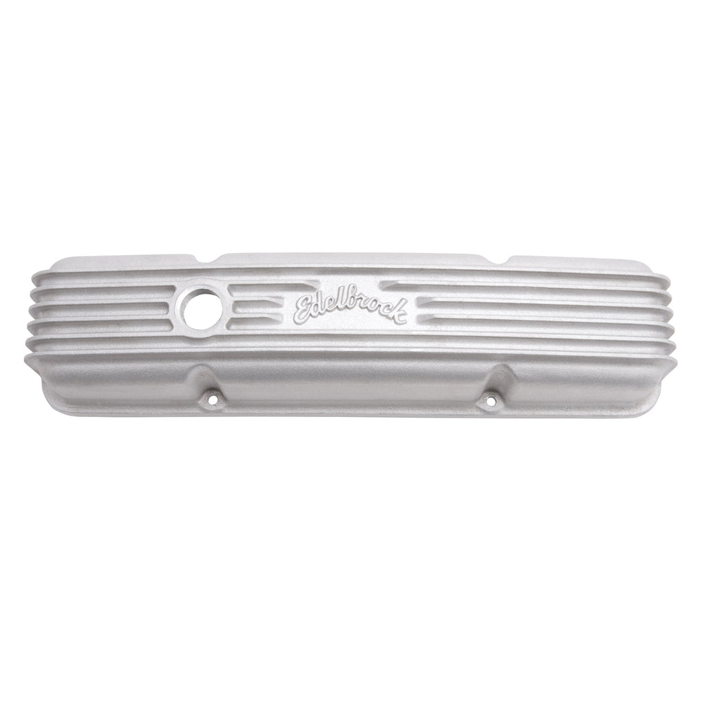 Edelbrock Classic Series Valve Cover for Chevy 262-400 V8 1959-86 — Satin (41449)