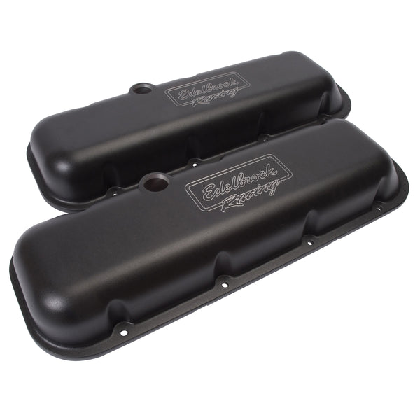 Edelbrock Couvre-culbuteurs série Victor profil bas, Chevy 396-502, 1965 et plus récents