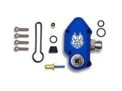 Sinister Diesel Ensemble de ressort bleu avec boîtier de ressort usiné réglable 03-07 Ford Powerstroke 6.0L