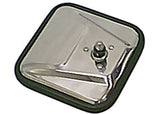 Rugged Ridge Square Mirror HEADSTAINLESS5886 CJ WITH Convex Mirror