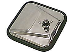 Rugged Ridge Square Mirror HEADSTAINLESS5886 CJ WITH Convex Mirror Glass FOR Passenger SID