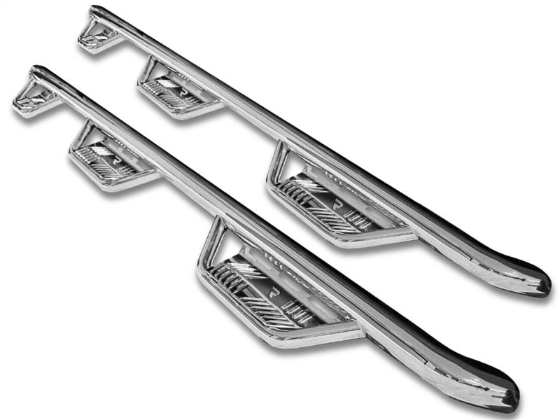 N-Fab Podium SS 15.5-17 Dodge Ram 1500 Quad Cab caisse standard de 6.4 pi - inox poli - 3 po