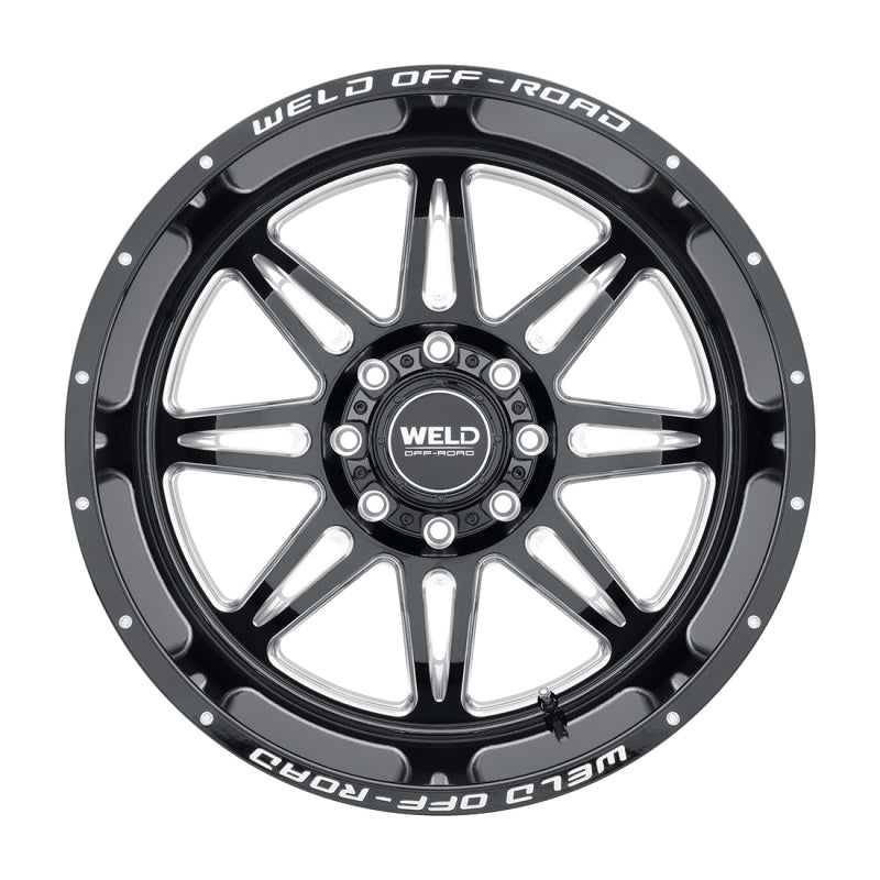 Weld Cheyenne W132 Series Wheel 20x10 / 8x170 BP / -18 Offset / 4.75 BS / 125.1 Bore - Gloss Black MIL