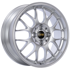 BBS Roue RG-R 17x8 5x120 ET40 CB72.5 - argent Diamond - PFS/agrafe 82mm requis