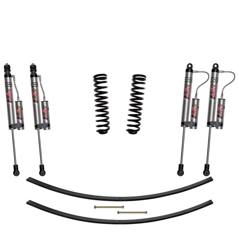 Skyjacker 2 In Suspension Lift Kit with ADX 2.0 Remote Reservoir Monotube Shocks — 08-16 F250 Diesel (F825K-X)