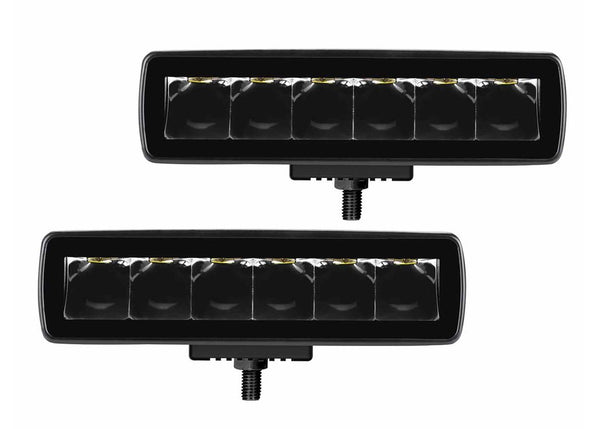 Go Rhino Blackout Series Sixline SPOT Light KIT BLK