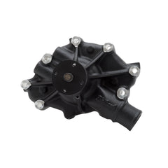 Edelbrock Water Pump Ford 5.0 V8 Reverse Rotation in Black Finish