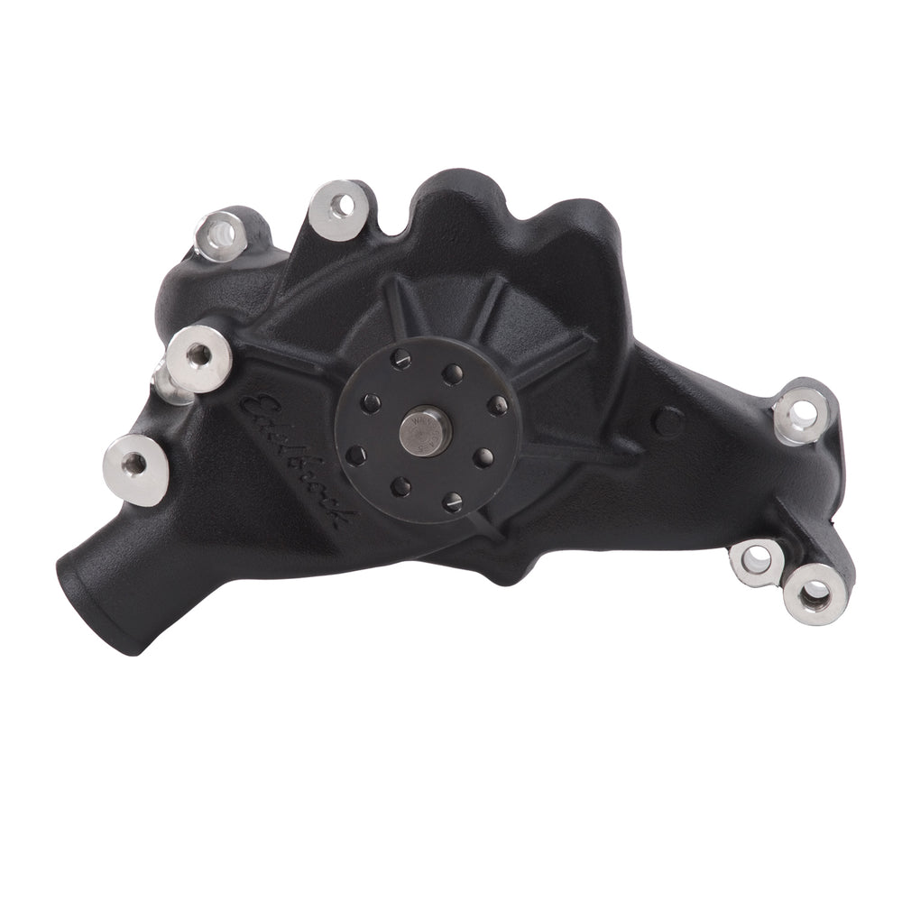 Edelbrock Water Pump Big-Block Chevy Standard/Long in Black Finish