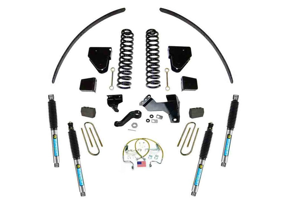 Superlift 6" Lift Kit — Bilstein Shocks, Diesel — 2008-2010 Ford F-250/F-350 Super Duty 4WD (K856B)