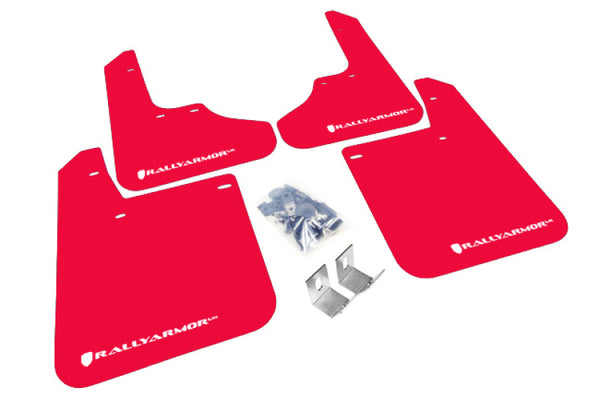 Rally Armor Garde-boue UR 93-01 Subaru Impreza RS - rouge avec logo blanc