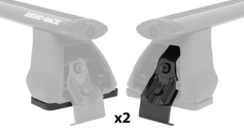 Rhino-Rack Ensemble de fixation 2500 - moitié - 2 patins/2 brides