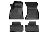 Husky Liner 2018-2024 Audi Q5/Sq5 Weatherbeater Front & 2Nd Row Floor Liner Black