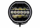 Go Rhino 9In Blackout Series Maxline Hi/Low Beam with Multi Daytime Running Light Blk