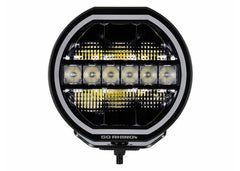 Go Rhino 9" Blackout Series Maxline Hi/Low Beam with Multi Daytime Running Light Blk