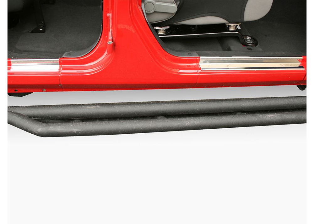 Rugged Ridge Entry Guard PAIR Stainless Steel JK Wrangler 4DR 3M TAPE 0716
