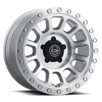 Icon Vehicle Dynamics Icon Alloys Hulse Silver Machined 17 X 8.5 / 6 X 5.5 / 0Mm / 4.75In Bs