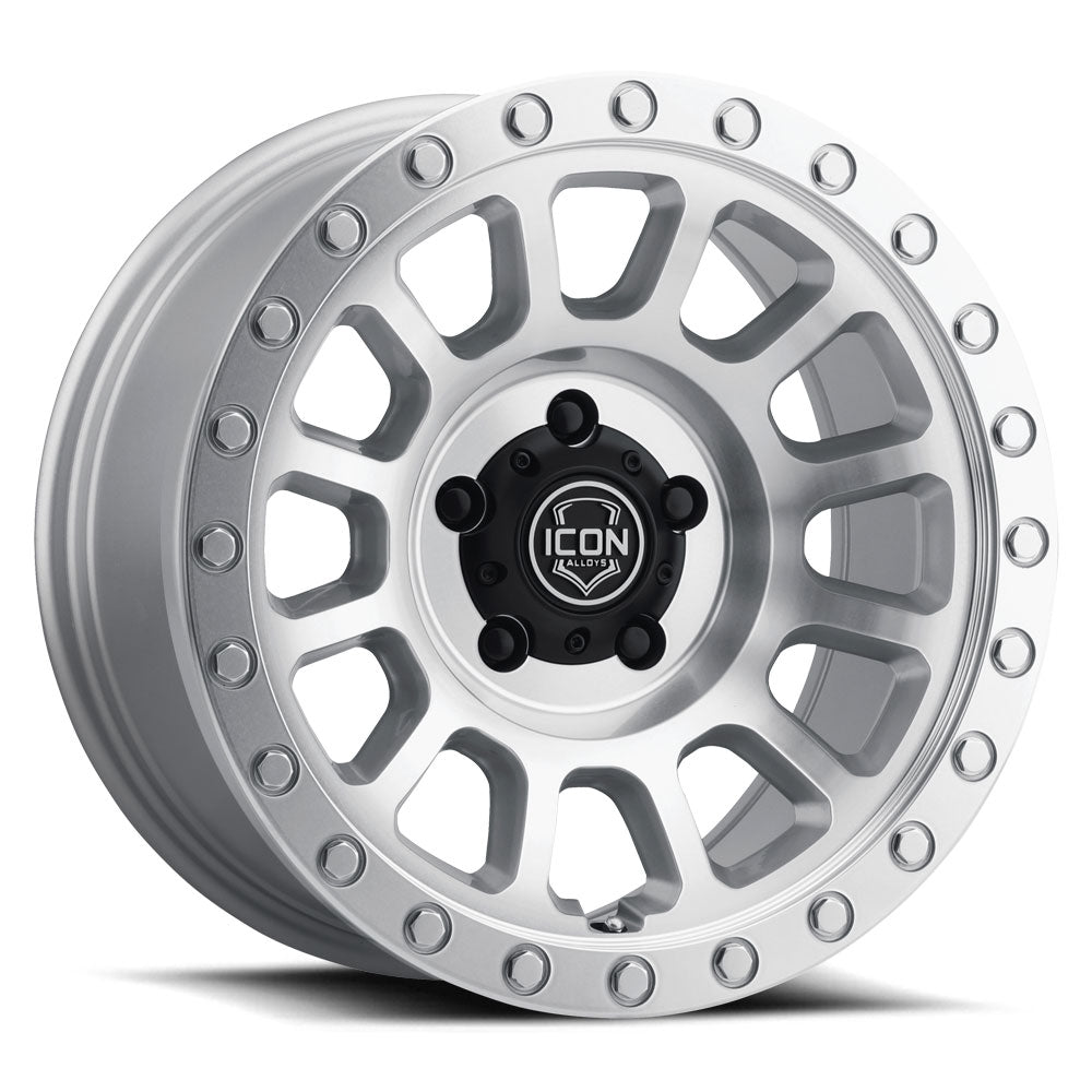 Icon Vehicle Dynamics Icon Alloys Hulse Silver Machined 17 X 8.5 / 5 X 5 / 6 mm / 4.5" Bs