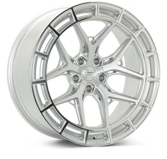 Vossen HFX-1 22x9.5 - 5x112 - ET15 - Deep - 66.5 - Silver Polished Wheel