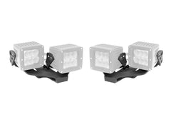 Go Rhino 18C Wrangler JL&JT Gladiator Light Mounts Black Powdercoat Finish (732231T)