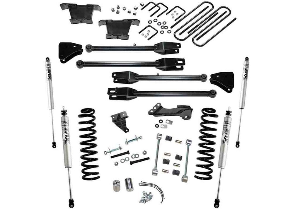 Superlift 4" Lift Kit — FOX 2.0 Shocks, 4-Link — 2008-2010 Ford F-250 Super Duty 4WD Diesel (K233F)