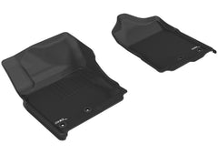 3D MAXpider Tapis de sol de 1re rangée Kagu 2016-2019 Nissan Titan Crew Cab - noir