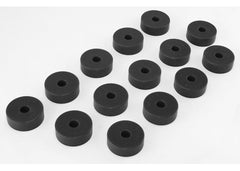 Rugged Ridge Body Mount Kit Black 5573 Jeep CJ5