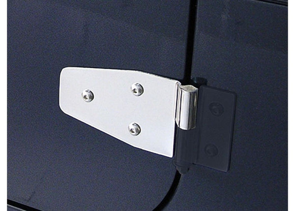 Rugged Ridge DOOR Hinges 8706 JEEP Wrangler WITH Steel HALF Doors