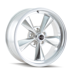 Ridler 675 15x7 / 5x120.65 BP / 0mm Offset / 83.82mm Hub Polished Wheel