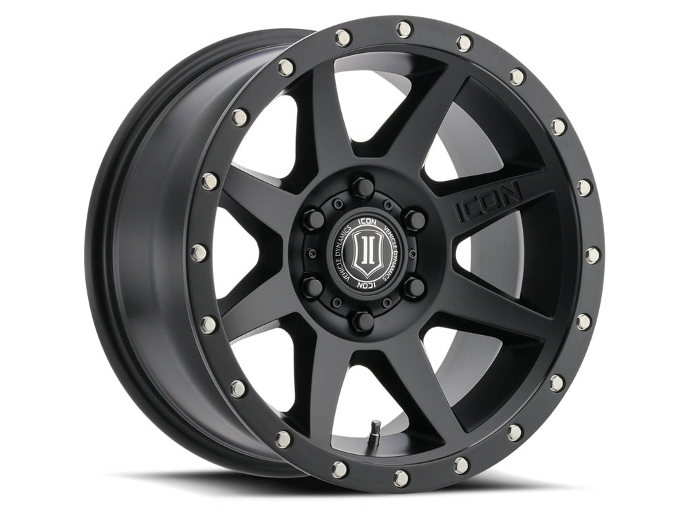 Icon Vehicle Dynamics Icon Alloys Rebound 17x8.5 SAT Black 6x5.5