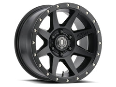 Icon Vehicle Dynamics Icon Alloys Rebound 17x8.5 SAT Black 6x5.5