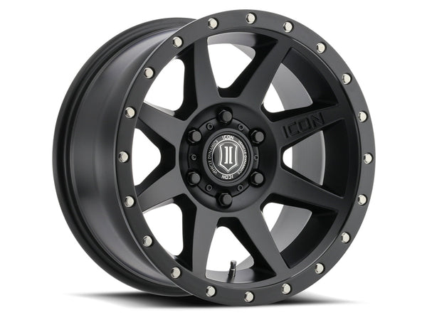 Icon Vehicle Dynamics Icon Alloys Rebound 17x8.5 SAT Black 6x5.5