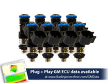 Fuel Injector Clinic Fuel Injector Set (60 Lbs/hr At OE 58 PSI Fuel Pressure, High-Z) (IS306-0540H)