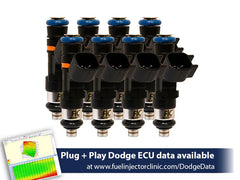 Injecteurs FIC Fuel Injector Clinic 525cc (58 lbs/h à 58 PSI de pression de carburant OE) pour Dodge Hemi SRT-8, 5.7 (High-Z)
