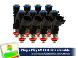 Fuel Injector Clinic Fuel Injector Set (72 Lbs/hr At OE 58 PSI Fuel Pressure, High-Z) (IS302-0650H)