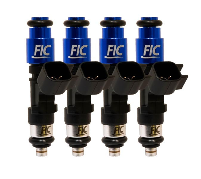 Kit d'injecteurs de carburant 650cc FIC Fuel Injector Clinic pour VW / Audi (4 cyl, 64mm) (Haute Impédance)