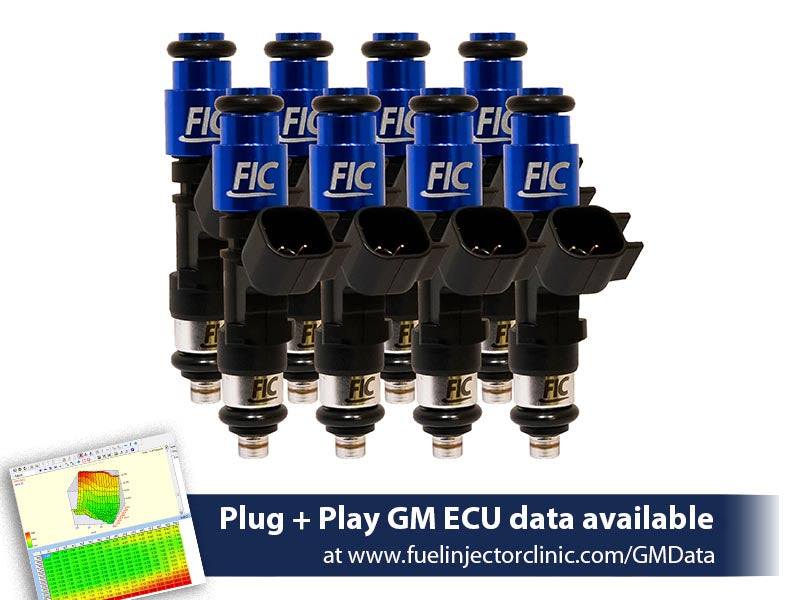 Fuel Injector Clinic Fuel Injector Set (85 Lbs/hr At OE 58 PSI Fuel Pressure, High-Z) (IS300-0775H)