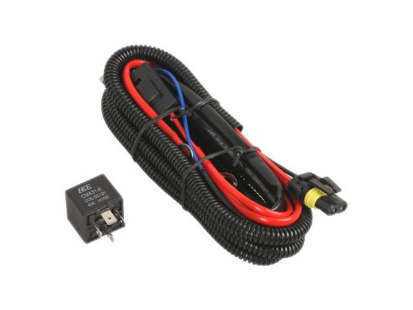 Strands Fog/Driving Light Mount 9V-12V Auxiliary Relay Harness w/H11 Plug