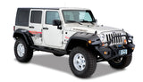 Bushwacker Fender Flare Max Pocket Style 2pc Rear - Black