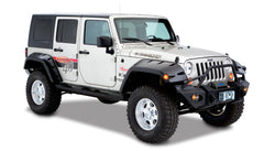 Bushwacker Fender Flare Max Pocket Style 2pc Rear - Black (BW10044-02)