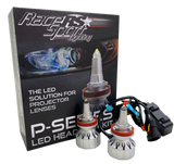 9012 P-Series Projector Perfect Beam 60-Watt LED Headlight Upgrades - True 360 Degree Down Road Pattern
